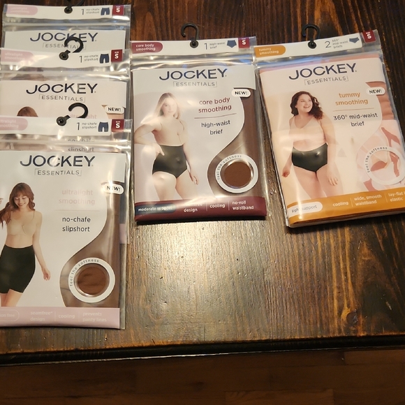 Jockey Other - Jockey Essentials Women's High-Waist Brief & Slipshorts Pack - Black and Nude